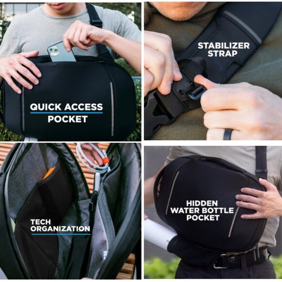 NOMATIC Navigator Sling 10L Black โ NEW - Picture 12 of 16